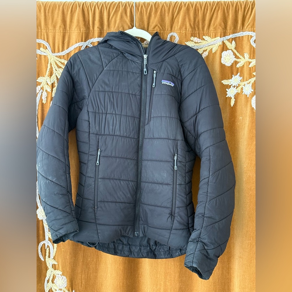 Patagonia Kids Charcoal Puffer Jacket